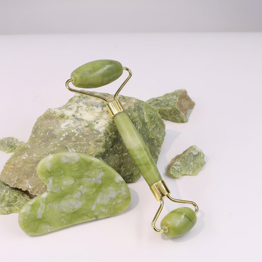 Rodillo de Jade para masaje Facial - additional image 4